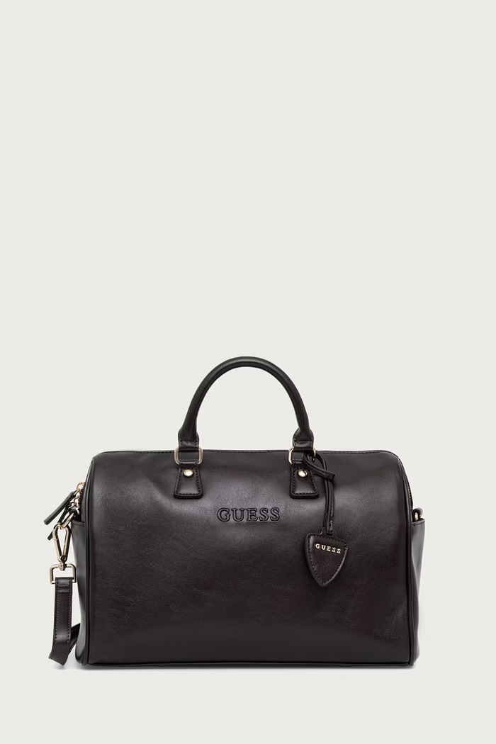 Guess Taška dámska z imitácie kože ERIN hnedá V6BZ06.W4595