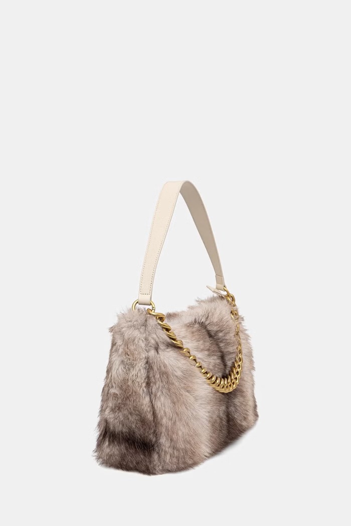 Twinset torebka hobo damska 262TB7250 beżowy AW26