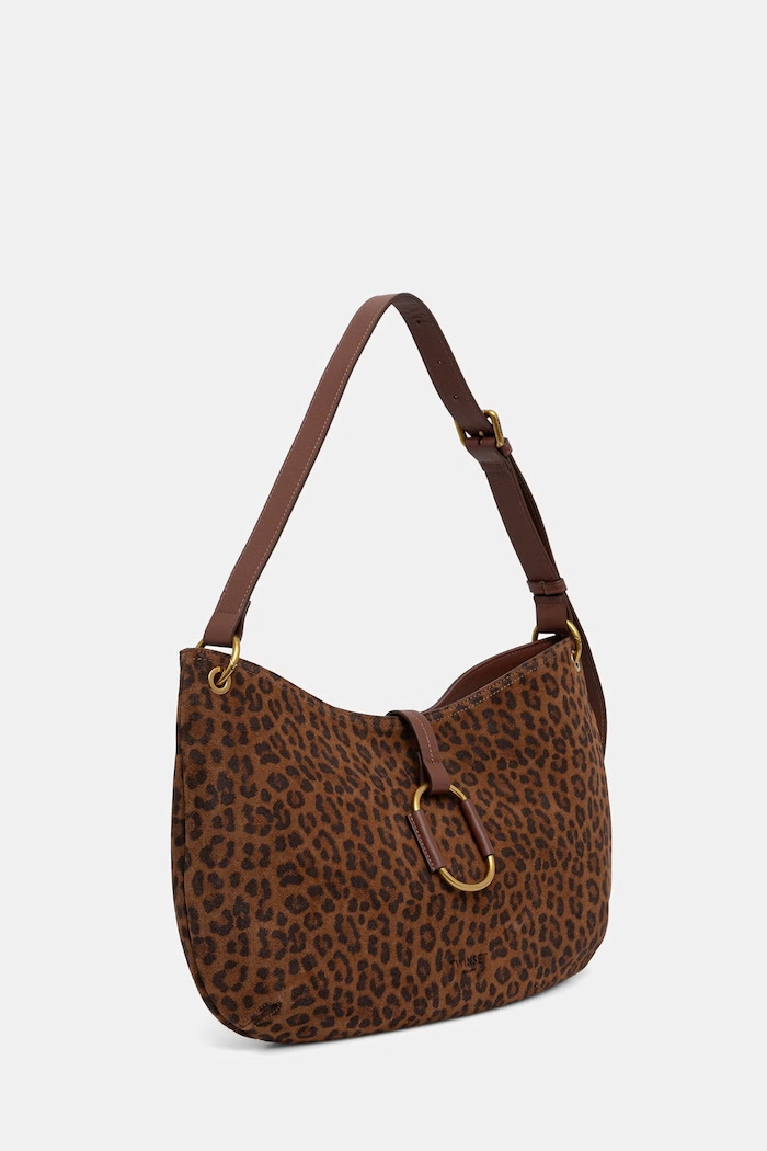 Twinset kabelka hobo dámska semišová 262TB7152 hnedá AW26
