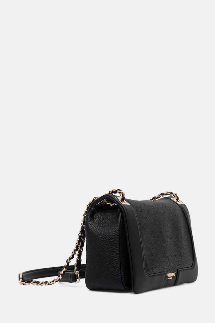 Twinset crossbody torbica ženska iz umetnega usnja 262TB7044 črna AW26
