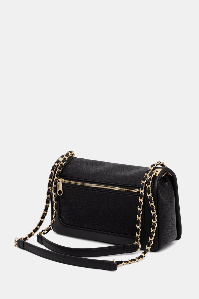 Dodatki Twinset crossbody torbica ženska iz umetnega usnja 262TB7044 črna