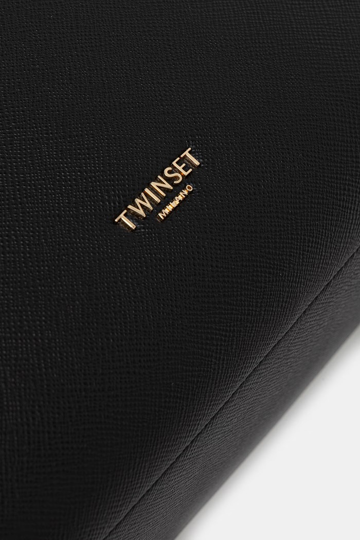 Twinset tote torba za žene od imitacije kože crna 262TB7100