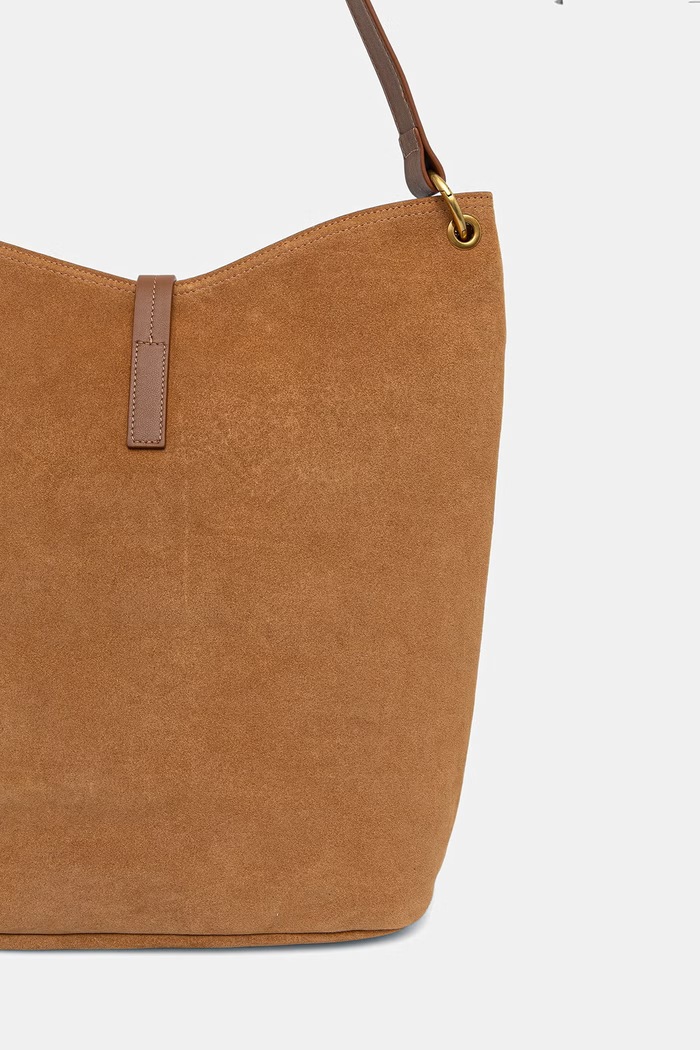 Doplnky Twinset kabelka hobo dámska semišová 262TB7150 hnedá