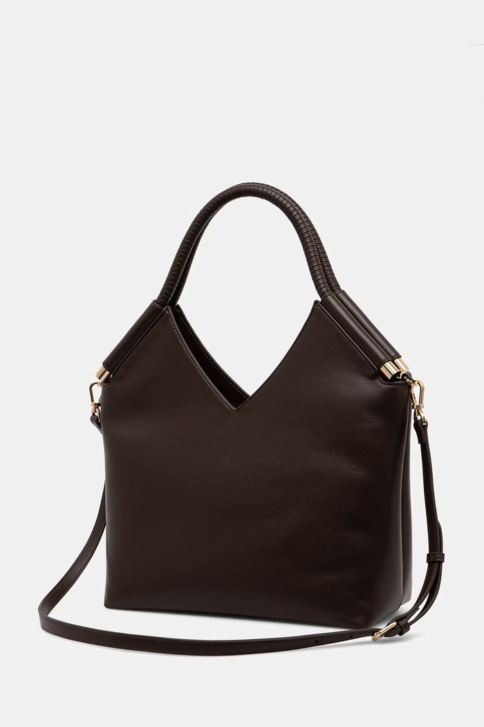 Doplnky Twinset kabelka typu shopper dámska z imitácie kože 262TB7030 hnedá