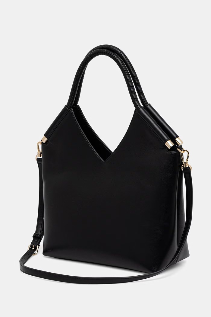 Akcesoria Twinset torebka shopper damska z imitacji skóry 262TB7030 czarny