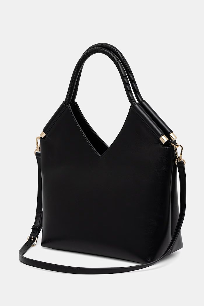 Akcesoria Twinset torebka shopper damska z imitacji skóry 262TB7030 czarny