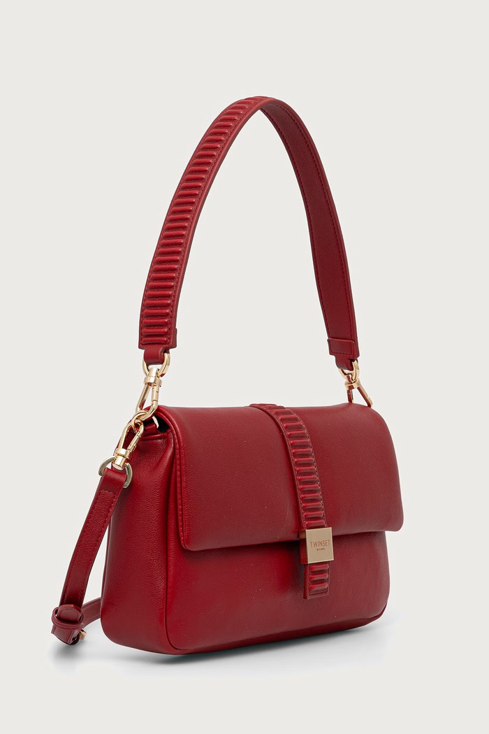 Twinset crossbody kabelka dámská z imitace kůže 262TB7022 červená AW26