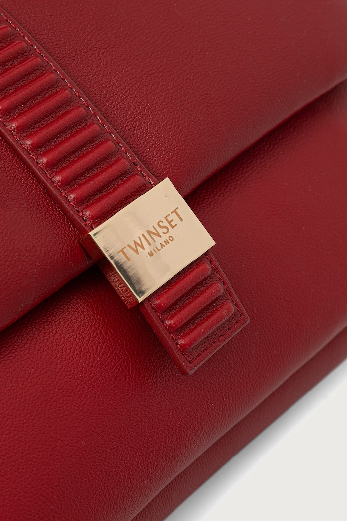 Twinset crossbody kabelka dámská z imitace kůže červená 262TB7022