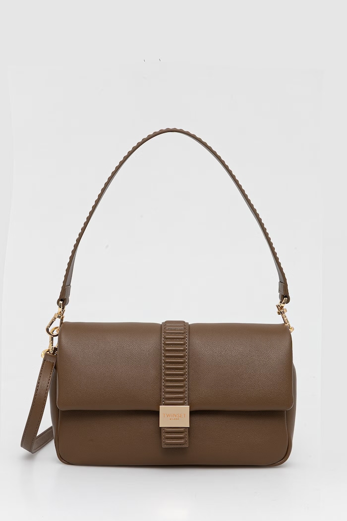 Twinset сумка crossbody для женщин из искусственной кожи коричневый 262TB7022