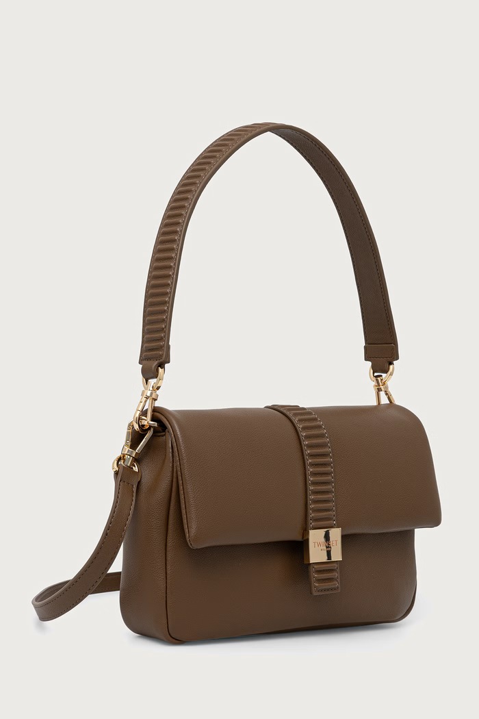 Twinset сумка crossbody для женщин из искусственной кожи 262TB7022 коричневый AW26