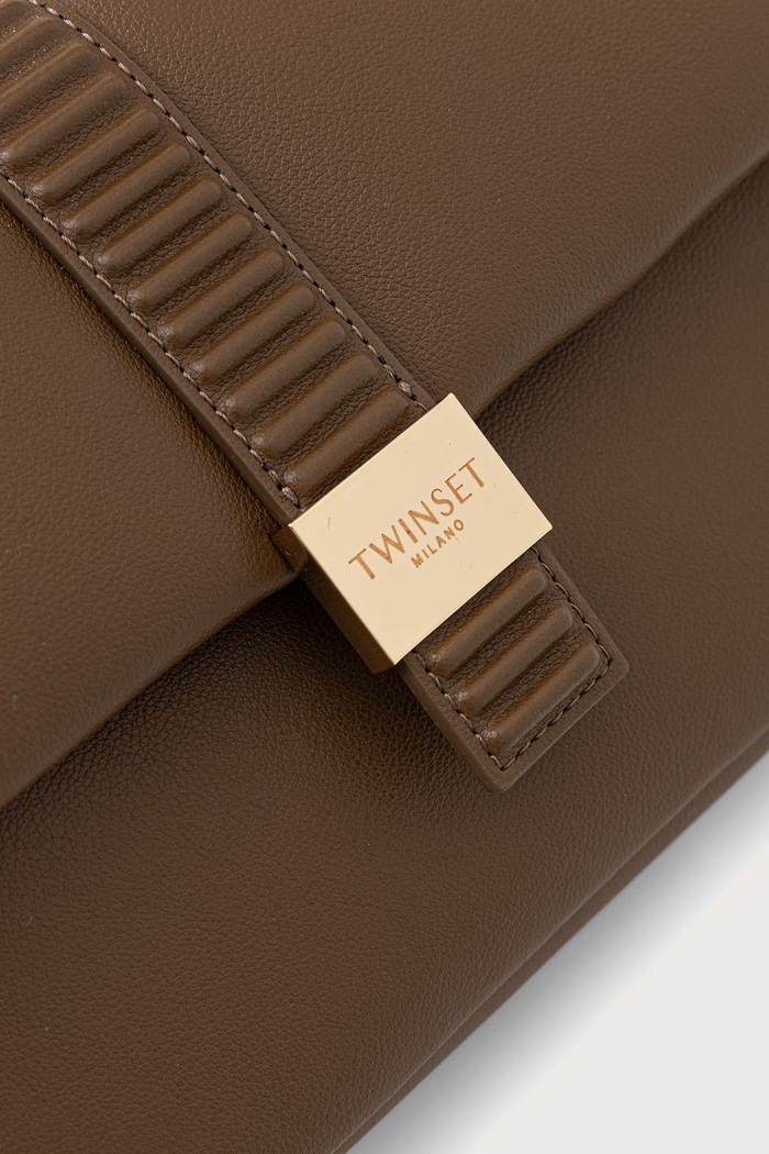 Twinset сумка crossbody для женщин из искусственной кожи коричневый 262TB7022