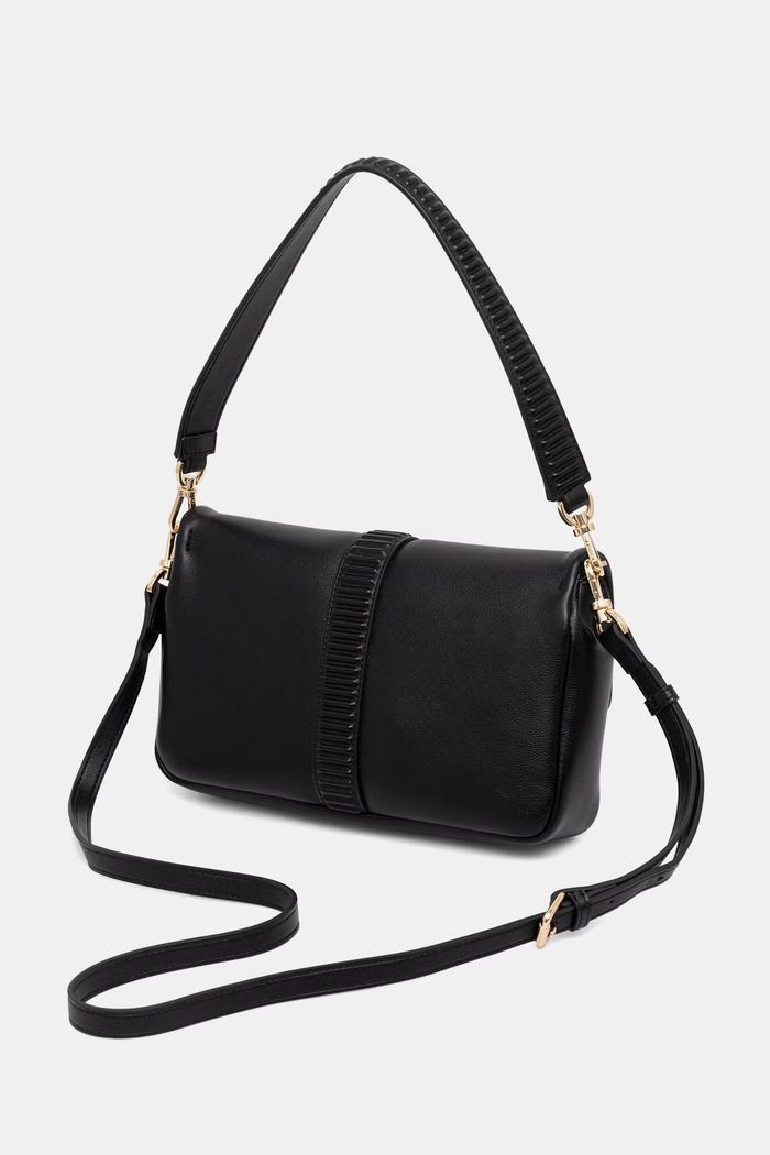 Doplnky Twinset crossbody kabelka dámska z imitácie kože 262TB7022 čierna