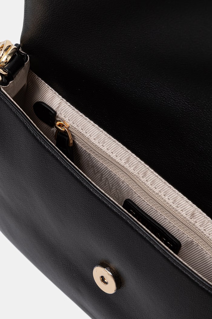 Twinset crossbody kabelka dámska z imitácie kože 262TB7022 čierna