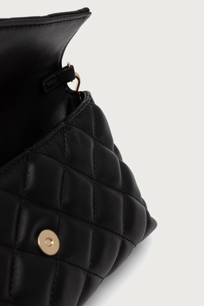 Twinset pismo torbica za žene od imitacije kože 262TH7043 crna