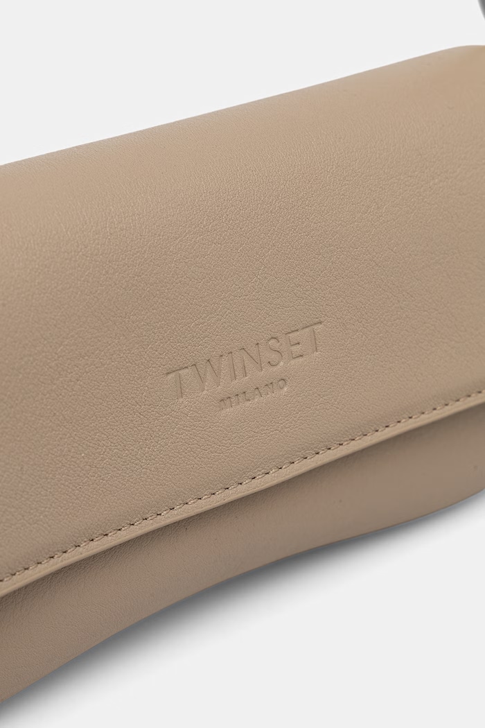 Twinset torebka damska skórzana beżowy 262TB7171