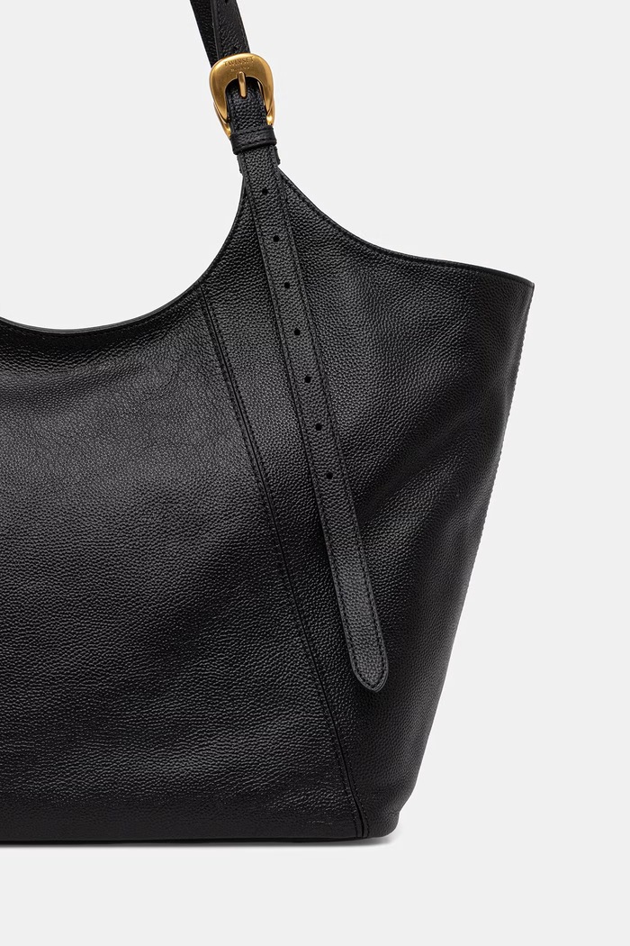 Αξεσουάρ Twinset tote γυναικεία δερμάτινη 262TB7190 μαύρο