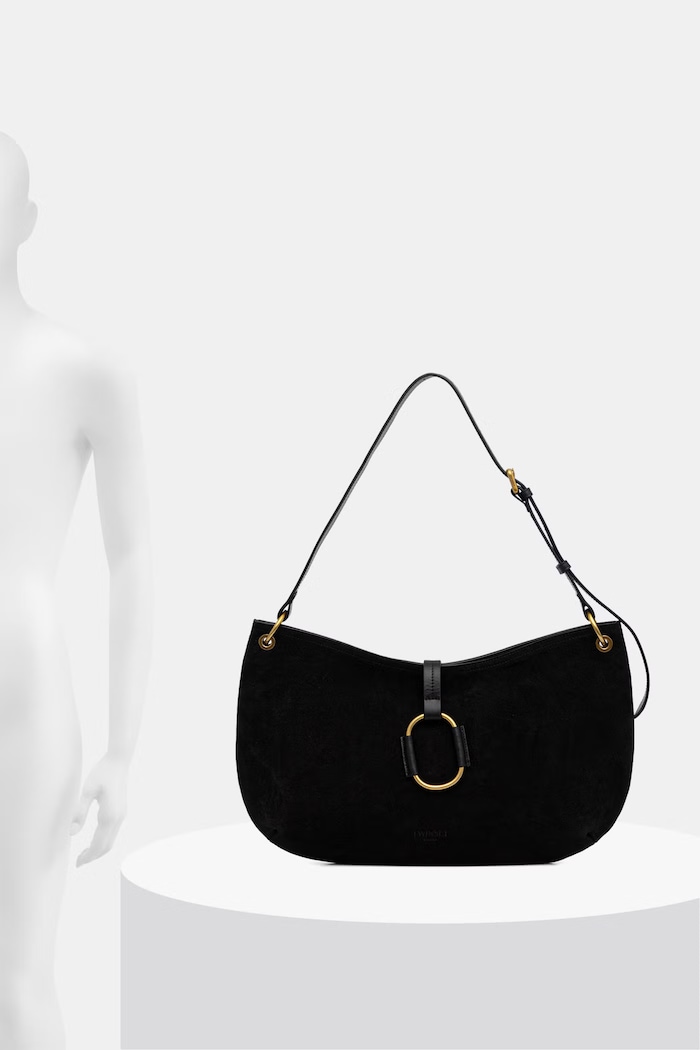 Twinset hobo torbica ženska semišasta 262TB7151