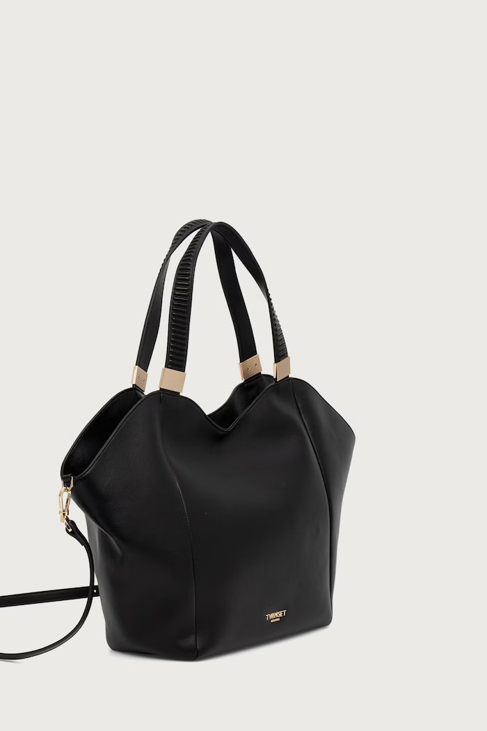 Twinset tote torba ženska iz umetnega usnja 262TB7020 črna AW26