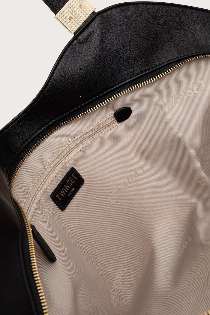 Twinset tote torba ženska iz umetnega usnja 262TB7020 črna
