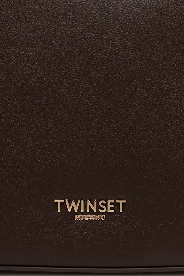 Twinset torba za žene od imitacije kože 262TB7035 smeđa