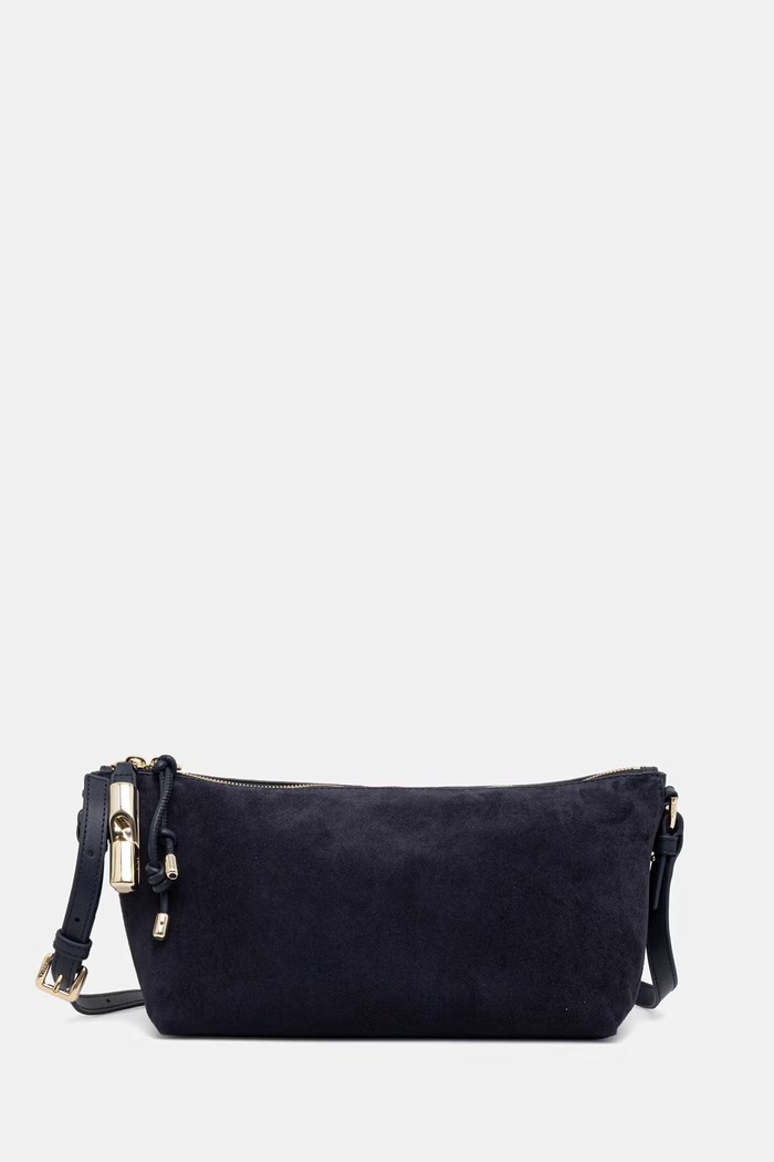 Furla torebka crossbody damska zamszowa granatowy WE00865.BX4018.2677S