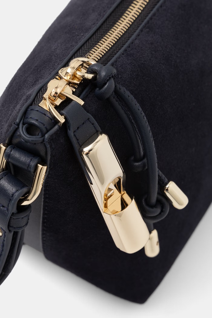 Furla torebka crossbody damska zamszowa granatowy WE00865.BX4018.2677S