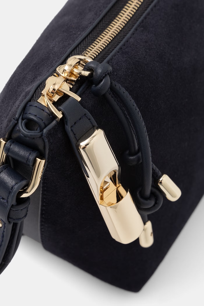 Furla torebka crossbody damska zamszowa granatowy WE00865.BX4018.2677S