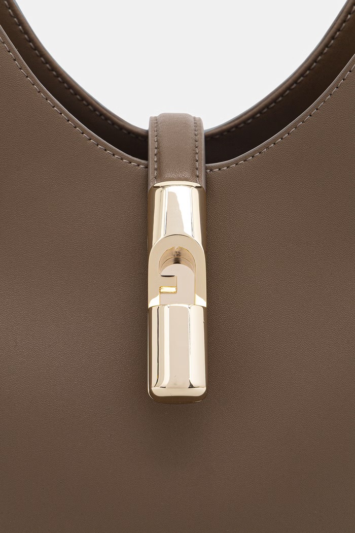 Akcesoria Furla torebka hobo damska skórzana WB01499.BX3104.4903S brązowy