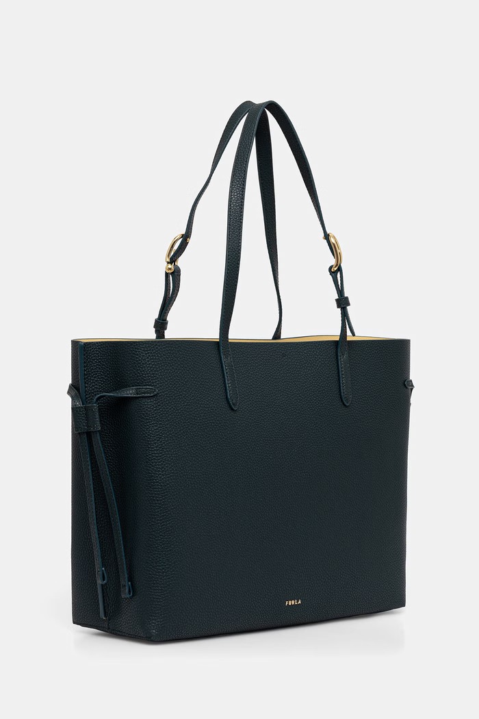 Furla torebka shopper damska skórzana WB02001.BX4329.4913S zielony AW26