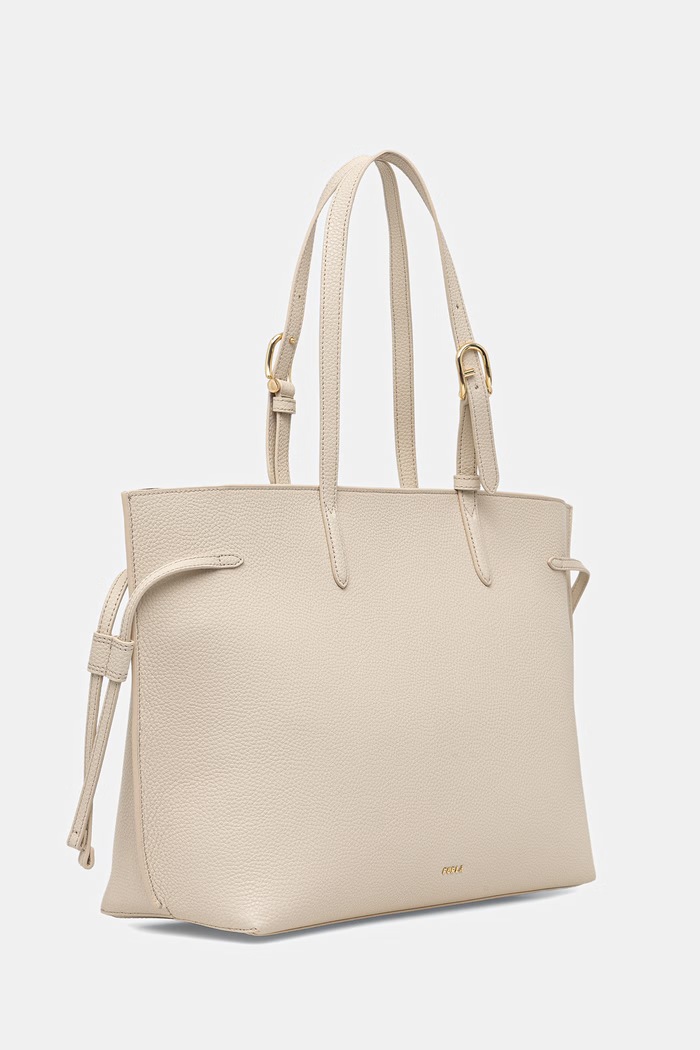 Furla torebka shopper damska skórzana WB02059.BX4329.4915S beżowy AW26