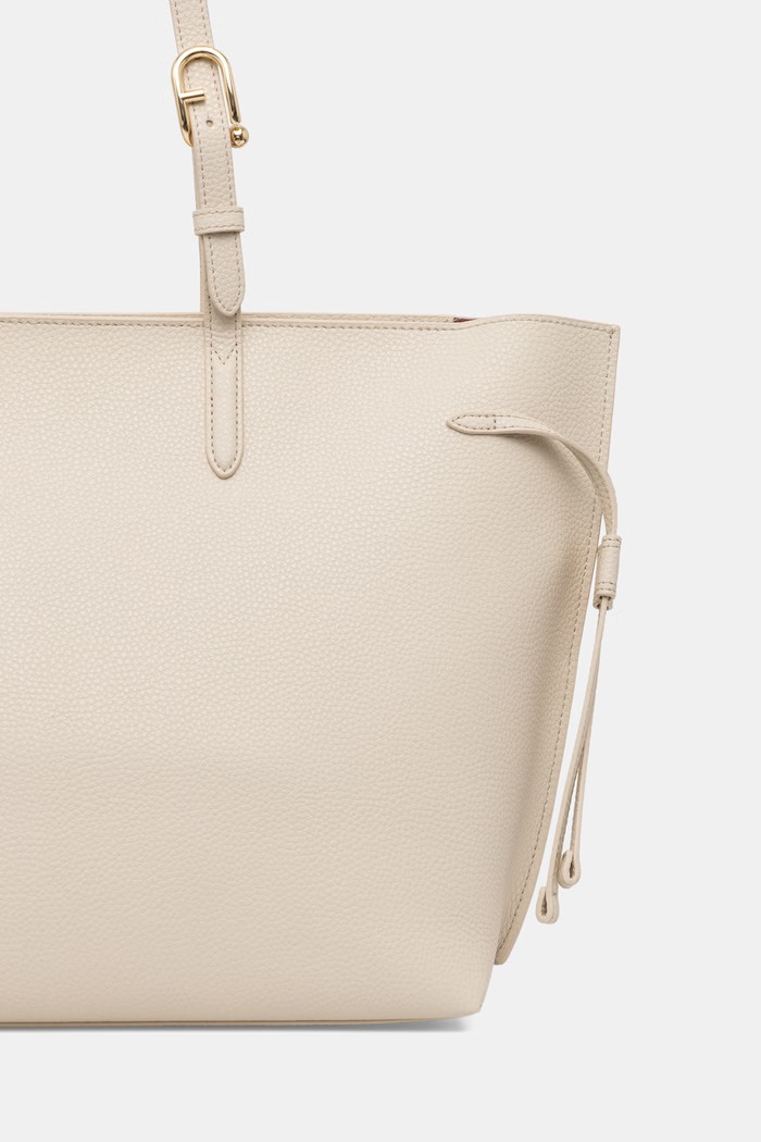 Akcesoria Furla torebka shopper damska skórzana WB02059.BX4329.4915S beżowy