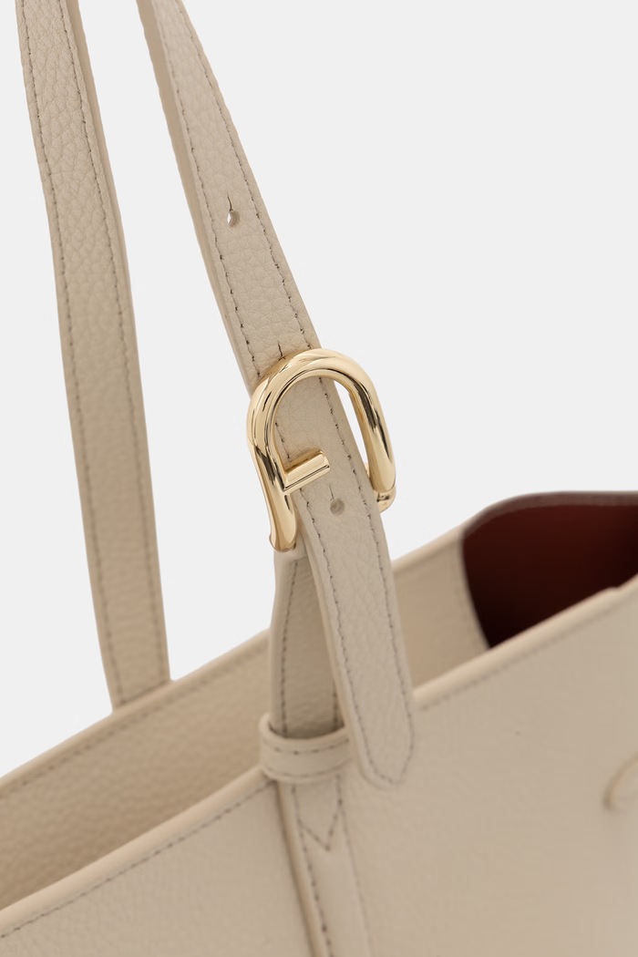 Furla torebka shopper damska skórzana beżowy WB02059.BX4329.4915S