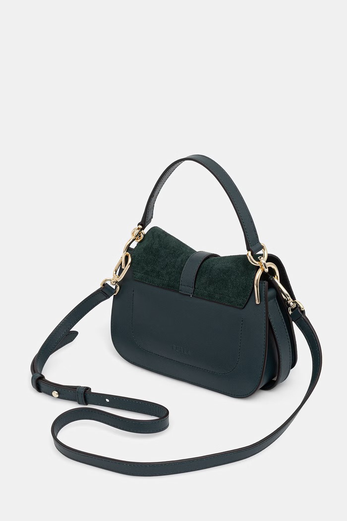 Akcesoria Furla torebka crossbody damska skórzana WB01032.BX3045.5137S zielony