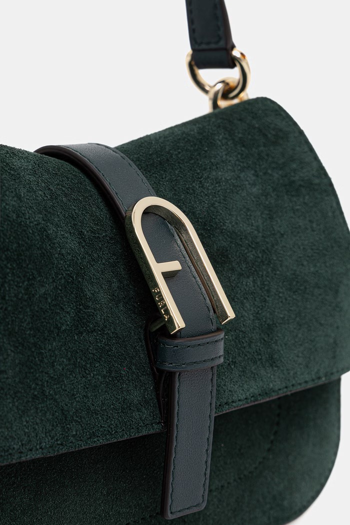 Furla torebka crossbody damska skórzana zielony WB01032.BX3045.5137S