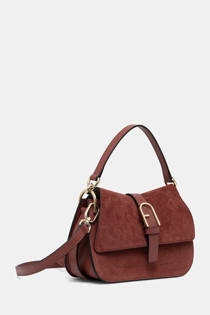 Furla torebka crossbody damska zamszowa WB01032.BX3045.4996S bordowy AW26