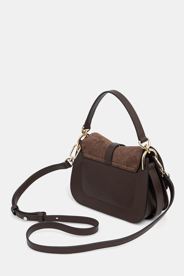 Akcesoria Furla torebka crossbody damska skórzana WB01032.BX3045.3244S brązowy