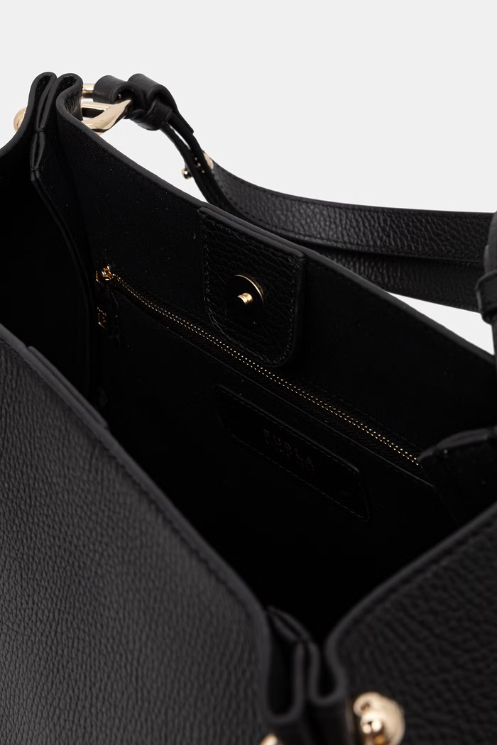 Furla torebka shopper damska skórzana WB02100.HSF000.O6000 czarny