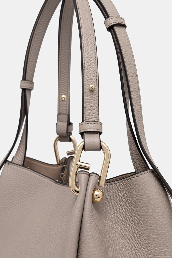 Furla torebka shopper damska skórzana beżowy WB02020.HSF000.4892S