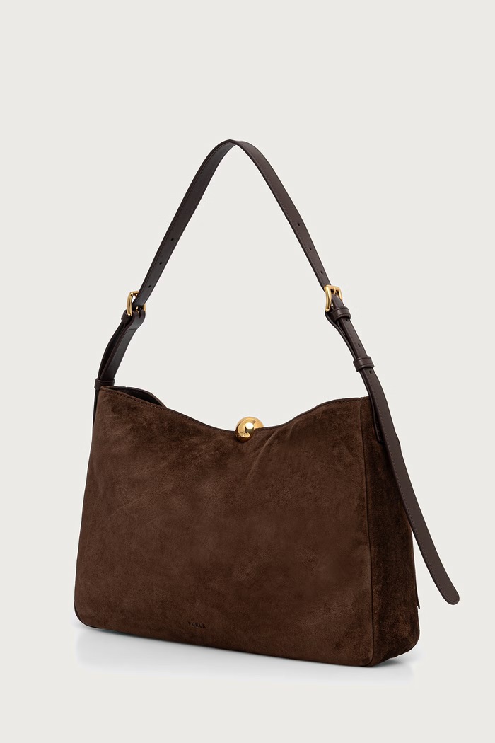 Furla torebka damska zamszowa brązowy WB02031.BX0906.3244S