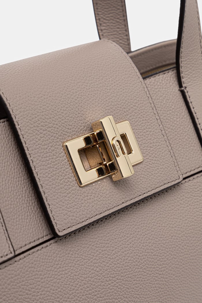 Furla torebka shopper damska skórzana beżowy WB01980.BX4546.4892S