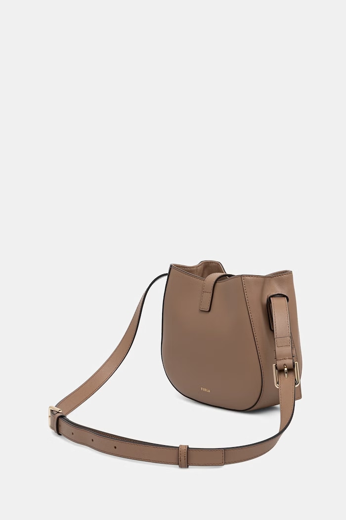 Akcesoria Furla torebka crossbody damska skórzana WE00906.BX3104.4489S beżowy