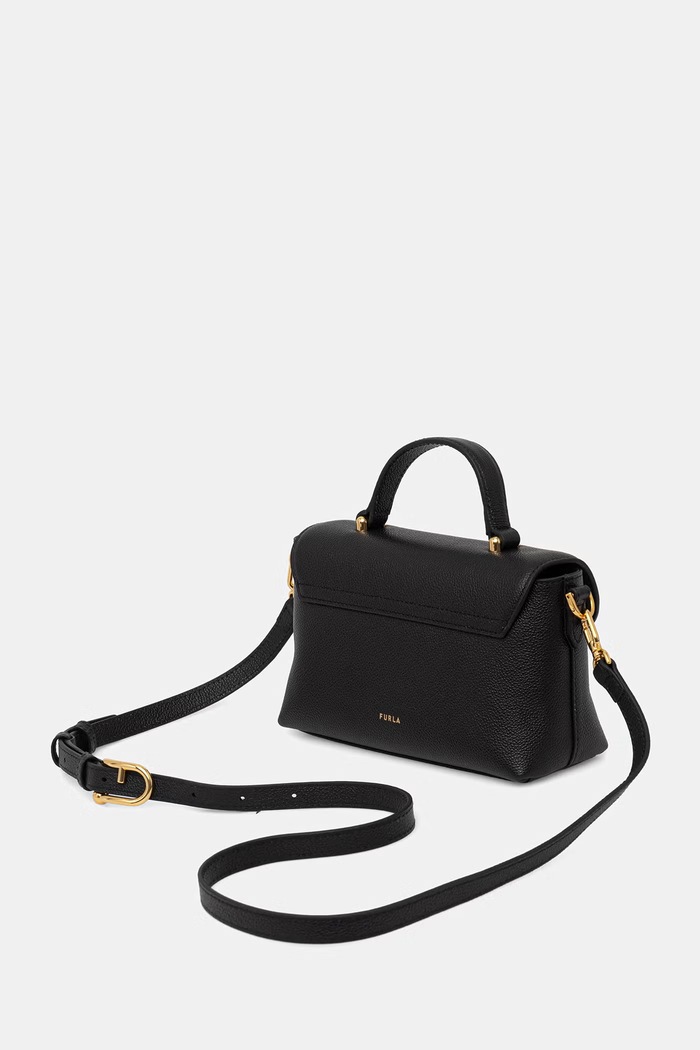 Doplnky Furla crossbody kabelka dámska kožená WE00921.BX3036.O6000 čierna