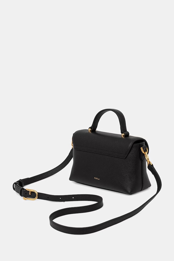Doplnky Furla crossbody kabelka dámska kožená WE00921.BX3036.O6000 čierna