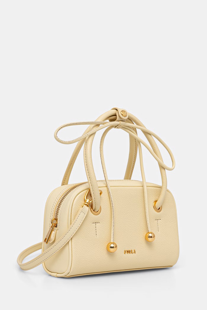 Furla torebka crossbody damska skórzana WE00915.BX4573.DFM00 żółty AW26