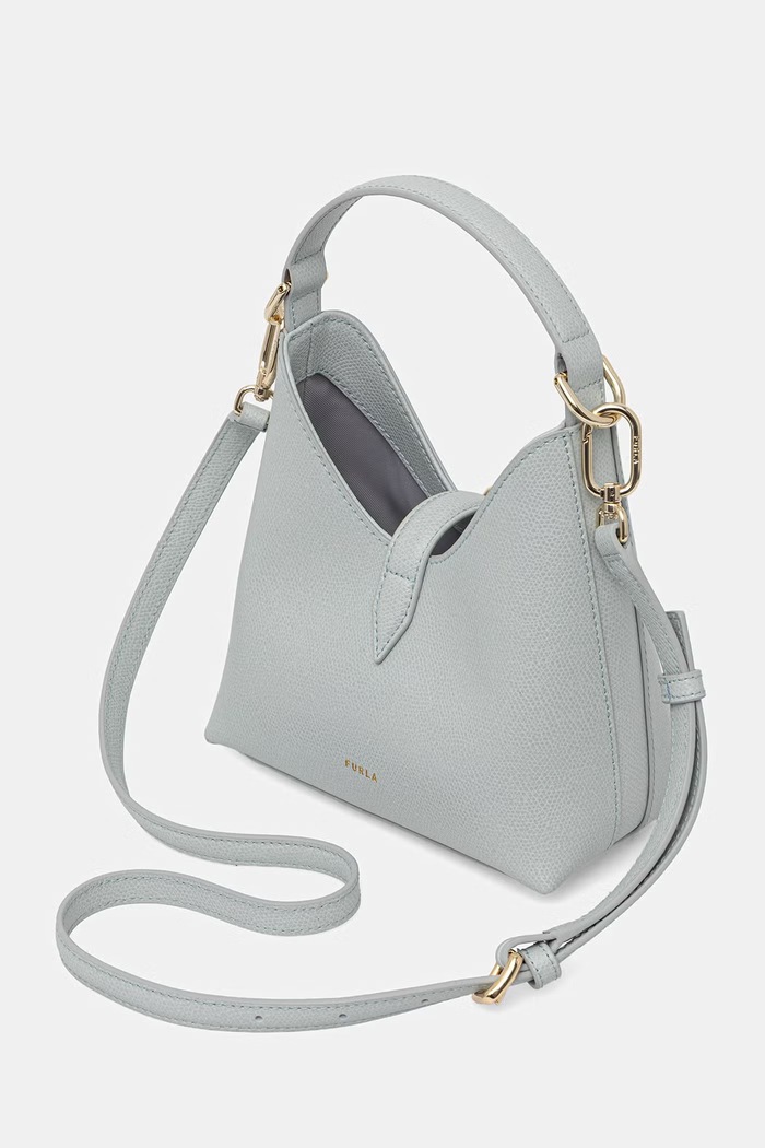 Akcesoria Furla torebka crossbody damska skórzana WE00876.ARE000.4905S turkusowy