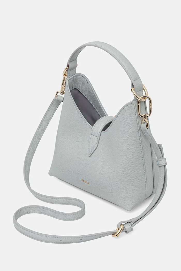 Akcesoria Furla torebka crossbody damska skórzana WE00876.ARE000.4905S turkusowy
