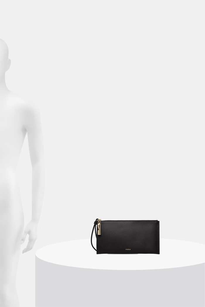 Клатч жіночий шкіряний Furla чорний WE00890.ARE000.O6000