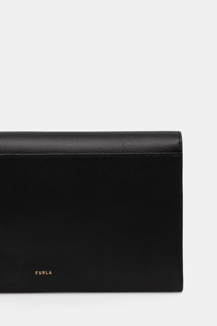 Akcesoria Furla kopertówka damska skórzana WE00913.ARE000.O6000 czarny
