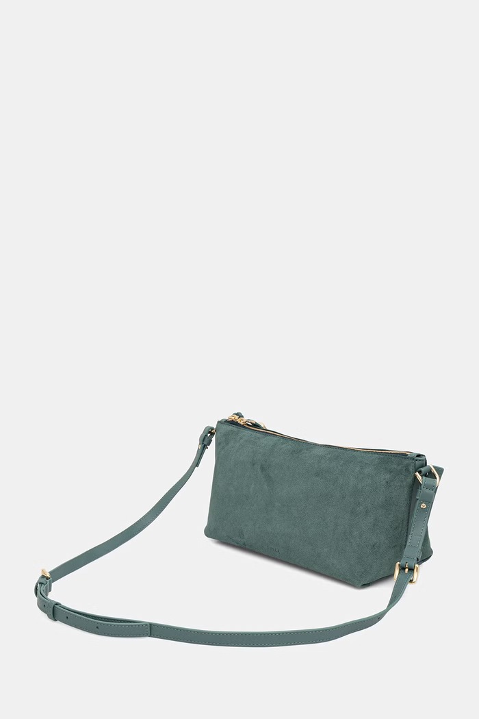 Akcesoria Furla torebka damska zamszowa WE00865.BX4018.4958S zielony