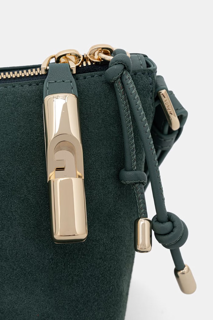 Furla torebka damska zamszowa WE00865.BX4018.4958S zielony